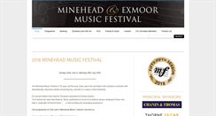 Desktop Screenshot of mineheadmusicfestival.org